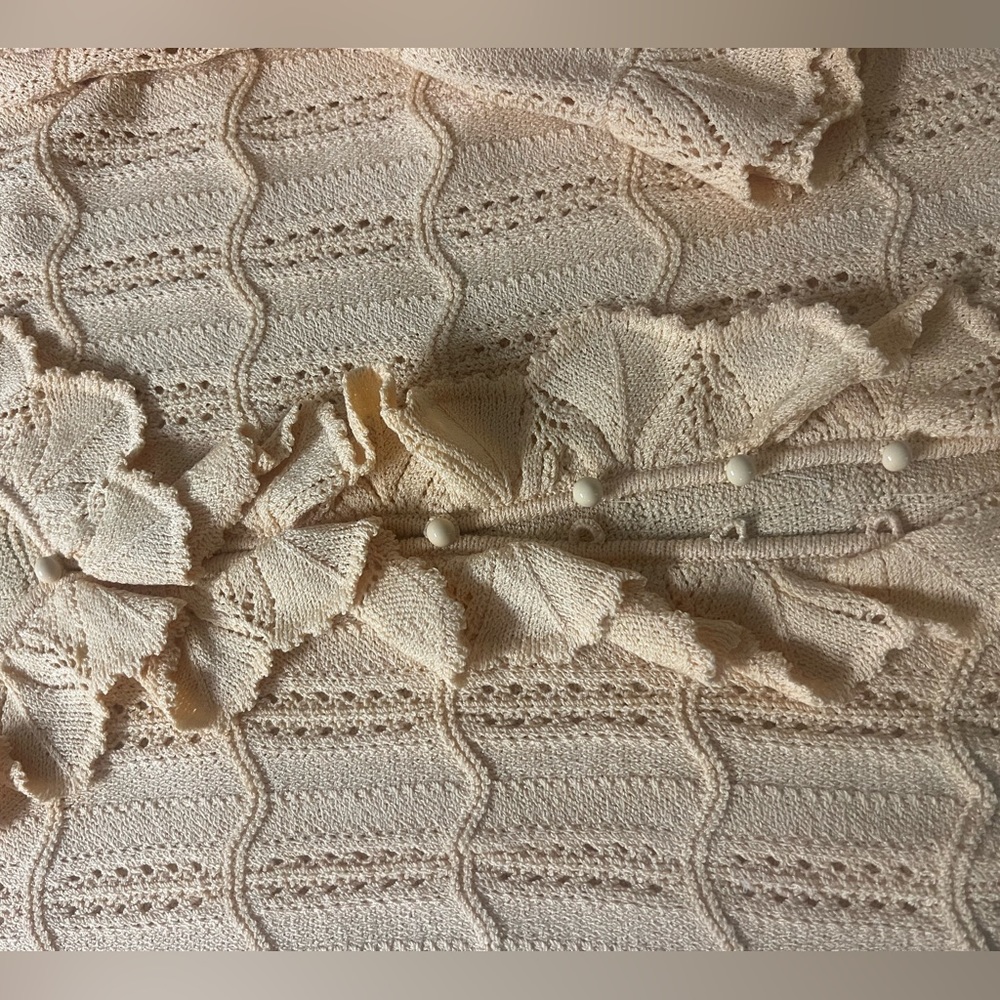 Yellow St. John Collection Size 8 Button Down Swe… - image 7